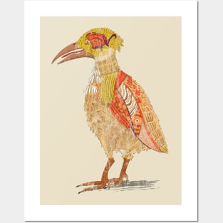 Bird Brains Distressed Steampunk Chicken Posters and Art